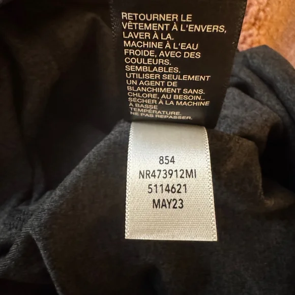 NWOT Zella Small High Waisted Leggings Dark Grey - Picture 8 of 8